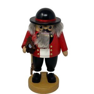 Richard Glasser Seiffen German Wooden Nutcracker Clock Maker Erzgebirgische 7.5”